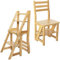 FEFE® Bamboo Folding Fold Up Library Step Ladder Chair Home Kitchen Office Restaurant