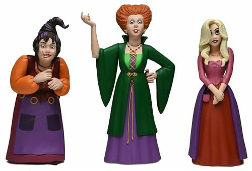NECA - Hocus Pocus Toony Terror Sanderson Sisters 6 Action Figure 3Pk