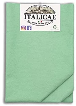 ITALICAE - straccio pavimenti MADE IN ITALY - Panno pavimenti verde 3PZ 70x50cm - Pezze microfibra ultra assorbenti perfette per sostituire il mocio!! Adorerai i nostri stracci microfibra !!