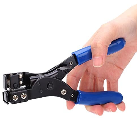 HT-2081 Nylon Cable Tie Pliers, 2.4-9mm High Carbon Steel Fastening and Cutting Tool
