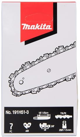 Makita 191H51-3 - Catena per motosega, 45 cm, 1,5 mm, VM
