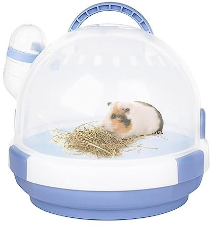 Toseky Voyage pour Hamster,Cage pour Souris Hedgehog Carrier avec Bouteille d'eau | Transporteur hérisson, transporteurs Petits Animaux, Transport Portable pour Animaux