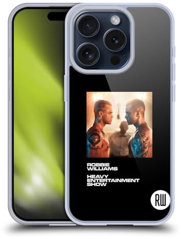 Head Case Designs Offizielle Robbie Williams The Heavy Entertainment Show Kalendar Soft Gel Handyhülle Hülle kompatibel mit Apple iPhone 15 Pro