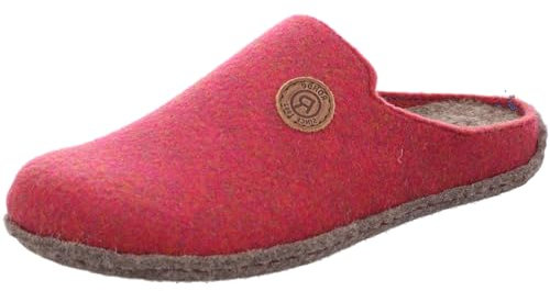 Rohde Damen Pantoffel Hausschuh Filz Follonica 7032, Größe:37 EU, Farbe:Pink