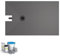 Receveur à carreler 140 x 90 cm WEDI Fundo Plano, bonde intégrée + kit d'étanchéité
