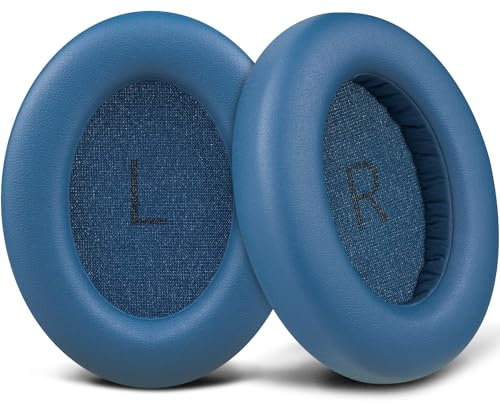 SOULWIT Professionelle Ersatz Ohrpolster für 1MORE SonoFlow/SonoFlow SE/SonoFlow Pro Kopfhörer, Ersatzpolster Polster mit weichem Proteinleder, Geräuschisolierungsschaum
