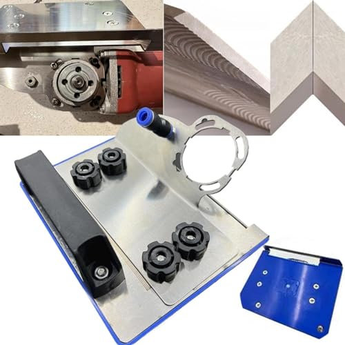 Support pour meuleuse d'angle à 45°, chanfrein à 45 degrés, support de coupe de carrelage en métal pour meuleuses d'angle de type 100, accessoires de meuleuse d'angle pour plâtre, menuiserie