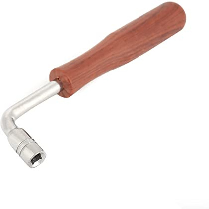 Stimmhammer Klavier, L-förmiger Stimmwirbelschlüssel Edelstahl, 16.5 cm