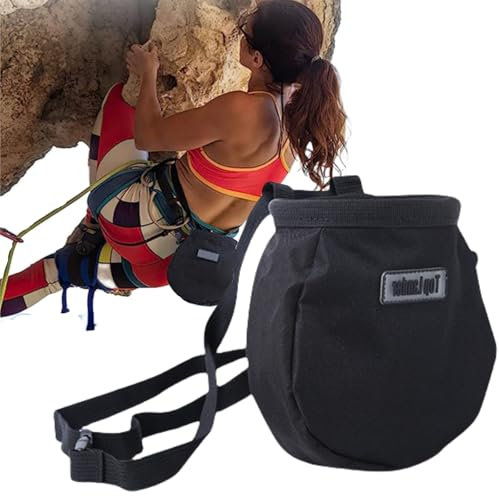 Sacca da Arrampicata per Chalkbag,Chalk Bag per Arrampicata,Borsa Gesso per Arrampicata,Sacchetto Magnesite Arrampicata,Chalk Bag,Porta Magnesite,zum Sportklettern, Gymnastik, Gewichtheben