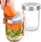 Lid for preserving jar, cheese grater, lid for preserving jar chopper, reusable, cheese grater with storage container, rust-proof carrot grater, versatile reusable lids for preserving jars