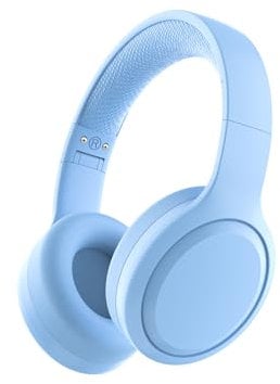 Xunpuls Casque Bluetooth pliable sans fil pour enfants, son stéréo avec micro, 10 heures d'autonomie, Bluetooth 5.3, casque supra-auriculaire sans fil pour enfants, adultes, école, classe en ligne