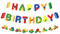 Bausteine Geburtstagsbanner Baustein Geburtstagsdekorationen Happy Birthday Banner Buliding Bricks Girlande Zubehör für Kinder Jungen Mädchen Erwachsene