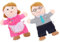 Abaodam 2-teiliges Familienpuppen-Set – Kleinkinder Kinder Erwachsene – Passende Handpuppen Für Weihnachten Geburtstage Strumpffüller