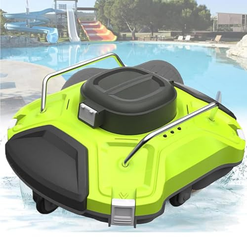 Nettoyeurs de piscine sans fil intelligents, robot de nettoyage de piscine grimpant sur les murs, pour piscines hors sol et creusées, aspirateur de piscine entièrement automatique pour scénarios