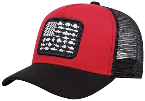 Kappe Herren Outdoor Vintage Mütze Mode Baseballkappe Verstellbare Unisex Herren Und Damen Sonnenmütze Running Sport Baseball Cap Cool Cap (DE/NL/SE/PL, Numerisch, 58, Standard, Red)