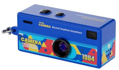 Muuookka Mini-Action-Kamera mit Daumen-Schlüsselanhänger, 1080P HD, 0,96-Bildschirm, Unterstützt Video und Fotos.