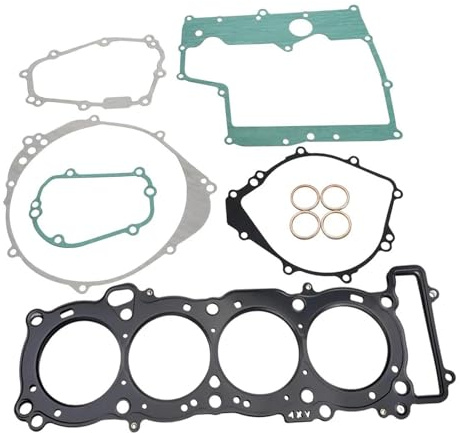 RTSMD Motordichtungssatz Für Yamaha R1 YZF-R1 YZFR1 (1998–2003) – Zylinderkopf- Und Kurbelgehäusedichtung Dichtungssatz(Die Bausätze)