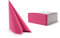 Alvotex CHIC Airlaid 50 Servietten, Stoffähnlich, Hochwertige, Einwegserviette, Fuchsia, 40 x 40 cm