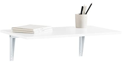 SoBuy FWT21-W Wandklapptisch Esstisch Klapptisch Küchentisch aus MDF weiß (60x40cm)