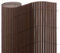 Ventanara® Sichtschutzmatte PVC Sichtschutzzaun Sichtschutz Windschutz für Garten Balkon Terrasse (180 x 500 cm, Braun)