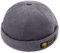 Herrenmütze, Dockermütze, Beanie, Matrosenmütze, Arbeitermütze, Rollmanschette, Retro, randlos, verstellbar, 7019-Grau, Einheitsgröße