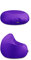 BuBiBag Beanbag Sitzkissen für Kinder & Erwachsene | Bodenkissen in 32 Farben & 3 Größen | Sitzsack für Indoor Outdoor | Wasser- & schmutzabweisend Material (Lila-Erwachsene XXL)