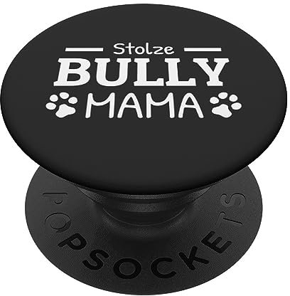 PopSockets Stolze Bully Mama Frenchie Bulldogge PopSockets PopGrip: Ausziehbarer Sockel und Griff für Handys/Tablets mit Tauschbarem Top