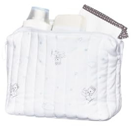 Trousse de toilette en coton Bio blanc