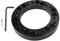 Lenkrad Spacer 12,5 mm Universal Auto Lenkradnabe Spacer Lager Adapter Kit Racing Schwarz Aluminiumlegierung