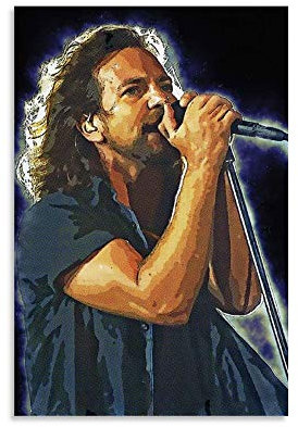 XIEHOU Spirit Eddie Vedder Poster, dekoratives Gemälde, Leinwand, Wandkunst, Wohnzimmer, Poster, Schlafzimmer, Malerei, 30 x 45 cm