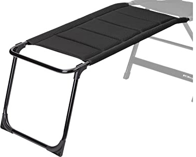 BERGER Tesino Beinauflage│Beinablage Tesino Campingstuhl Gartenstuhl │Fußteil Fußablage aus Aluminium Komfortabler Bein-Hocker │leicht & Stabiler Fußhocker für Camping-Sessel