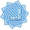 HONMOK 40 Stück Servietten Oktoberfestdeko Bavaria Blaue Servietten Bayerische Motivservietten Partyservietten Bayern Raute Party Dekoration‎ für Bierfest Oktoberfests Party Starkbierfest 33x33cm