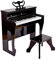 Hape Klangvolles E-Piano mit Hocker, Spielzeug Musikinstrument, ab 3 Jahren