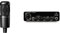 Audio-Technica AT2020 Microphone cardioïde à électret (Connexion XLR) pour la Voix Off, Le podcasting, Le Streaming et l'enregistrement & Behringer UMC22 Interface Audio de l'ordinateur
