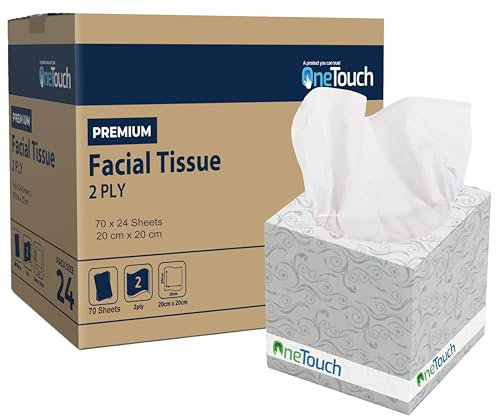 2ply Boxes Tissue Facial Tissue White Soft and Ideal for Sensitive Skin, Cleaning Sensitive Skin Office Tissue Boxes (10)