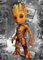 Displate Guardians of the Galaxy Metalposter Guardians of the Galaxy Poster Marvel Poster Marvel Posters Magnet-Montage - Marvel - Guardians Of The Galaxy Vol 2 - Baby Groot Poster 32x45cm