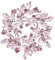 Clearine Broche Couronne Marquise Cristal Autrichien Strass Élégant Mode Florale pour Femme Vêtements Rose