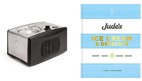 Buffalo Ice Cream Maker 1.5Ltr and Jude's Ice Cream & Desserts: Scoops, bakes, shakes and sauces