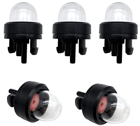 LiteTour 6 Stück Primer Bulb Snap in Primer Bulb Pump 188-512 Ersatz für Craftsman Poulan Husqvarna Kettensäge Kompatibel mit Roybi Homelite Zama Walbro Gas Trimmer Gebläse Freischneider