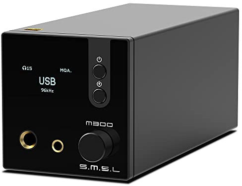 SMSL M300SE(Upgraded),Zwei CS43131 Chip MQA Audio Decoder Ohr Verstärker All-in-one,Dritte Generation XMOS,PCM768kHz/32bit DSD256,DOP64,5 PCM Filter,True Balanced Output XLR,THD+N -117dB