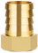 woonyee 1 Pouce Raccords de Tuyau Cannelé Laiton 32mm Filetage Interne Bsp Adaptateur de Tuyau Arrosage Robinet Cuisine Adaptateur de Montage for Water Pipe, Air Pipe, Fuel Pipe