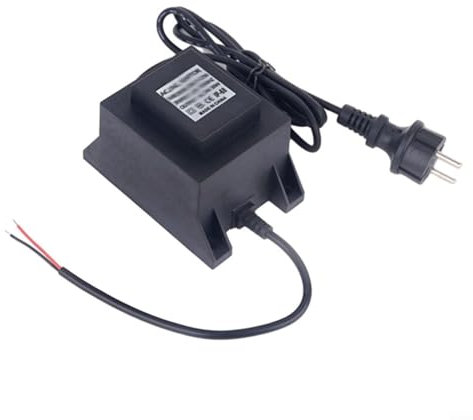LED Trafo 12V Netzteil AC/AC 10W, Außen Stecker Netzteil Transformator IP68 für LED-Beleuchtung und Teichpumpen