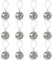 12 Stück Spiegelkugeln, Disco Kugeln, Reflektierende Disco Spiegelkugeln, Disco Mini Dekorationskugeln, DIY Dekorationen, Geeignet für Weihnachtsbäume, Kuchen, Lichter, Partys (2 cm)
