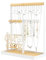 VFANDV Schmuckständer Schmuckhalter, Schmuckbaum-Kettenhalter mit Aufbewahrungsbasis, Schmuckaufbewahrung Kettenhalter Jewelry Stand Kettenaufbewahrungsständer für Halsketten, Armbänder, Ringe, Weiß