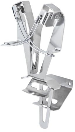 TronicXL Affilacoltelli professionale in acciaio inox, affilacoltelli manuale con supporto da tavolo Gastro Hotel Gastronomia coltello macelleria