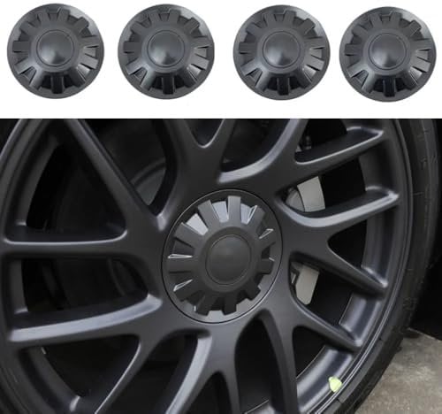 CWMBM 4 Pcs Wheel Hub Covers for Tesla Model 3 Highland 2023-2024,Hub Centre Caps Wheel Hub Caps Tyre Center Hub Cover Wheel Centre Cap Car Accessories