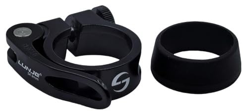 TIKBRO Bike Seat Post Clamp Aluminium Alloy Quick Release Bicycle Seat Clamp 28.6mm 31.8mm 34.9mm