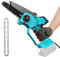 Ecarke 6 Zoll Mini Kettensäge für Makita 18V Akku, 1200W Akku-Kettensäge Bürstenloser Motor, 21000 U/min, Kettengeschwindigkeit 7 m/s, Automatische Ölpumpe, Inkl. 6-Zoll-Ersatzkette (Ohne Akku)