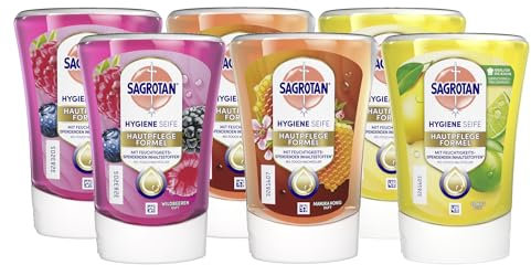 Sagrotan No-Touch Nachfüller - Mix-Set fruchtige Düfte 3 x 2x 250ml