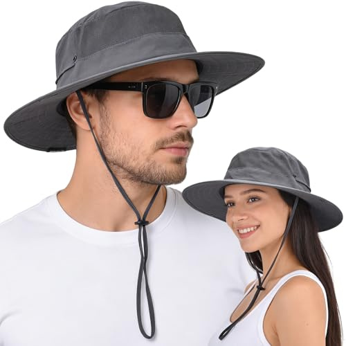 EINSKEY Sonnenhut Pferdeschwanz Damen, Unisex Faltbar Safari Hut Gartenhut UV Schutz Anglerhut Wanderhut